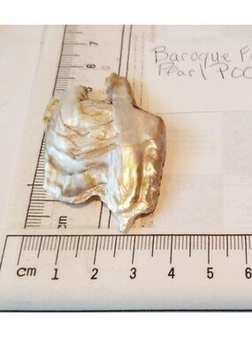 Loose Baroque Rectangle 2  Freshwater Keshi 50  ct  10  gr  6 cm  x 4 cm Real Na
